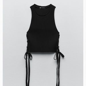 Zara Ribbed Crop Top